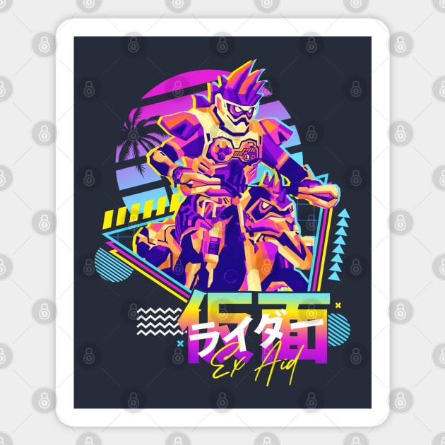 Kamen Rider Ex Aid Magnet by desilutfiaa